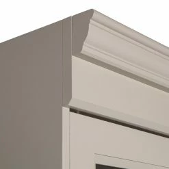 Ridgevalley Vitrinenschrank Solari - Kiefer massiv - Kiefer Grau -Wohnzimmermöbel boutique en ligne 1000342130 220401 050 DETAILS P000000001000342130