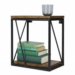 Tom Tailor Wandregal Piketon IV - Mango massiv / Aluminium - Mango / Schwarz -Wohnzimmermöbel boutique en ligne 1000342407 220325 050 DETAILS P000000001000342407