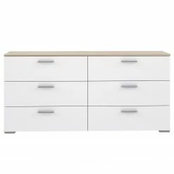 Loftscape Sideboard Perryton - Weiß / Eiche Sonoma Dekor -Wohnzimmermöbel boutique en ligne 1000342469 220404 030 DETAILS P000000001000342469