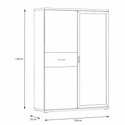 Loftscape Highboard Piemont - Inkl. Beleuchtung - Eiche Dekor 12 Loftscape Highboard Piemont - Inkl. Beleuchtung - Eiche Dekor -Wohnzimmermöbel boutique en ligne 1000342471 220404 500 SKETCH DETAILS P000000001000342471 sketch
