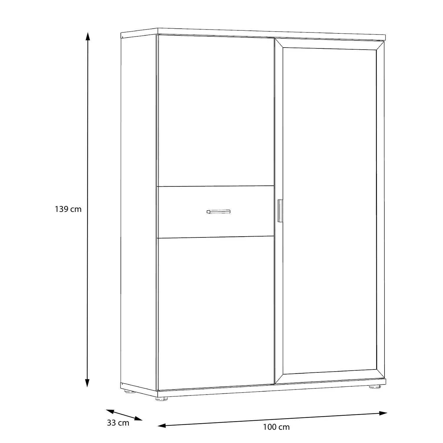 Loftscape Highboard Piemont - Inkl. Beleuchtung - Eiche Dekor 6 Loftscape Highboard Piemont - Inkl. Beleuchtung - Eiche Dekor – Bild 6