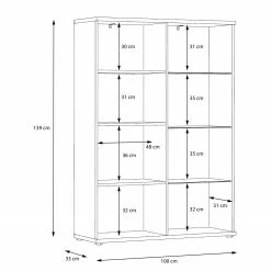 Loftscape Highboard Piemont - Inkl. Beleuchtung - Eiche Dekor 13 Loftscape Highboard Piemont - Inkl. Beleuchtung - Eiche Dekor -Wohnzimmermöbel boutique en ligne 1000342471 220404 501 SKETCH DETAILS P000000001000342471 sketch