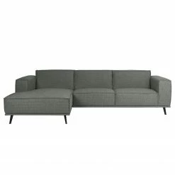 Studio Copenhagen Ecksofa Pernu I - Flachgewebe Costa: Grau - Longchair davorstehend links -Wohnzimmermöbel boutique en ligne 1000342974 220405 030 DETAILS P000000001000342974