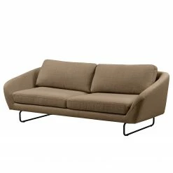 Loftscape Sofa Rhoads (3-Sitzer) - Strukturstoff Bermal: Hellbraun