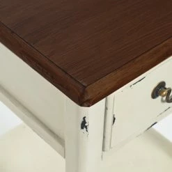 Butlers Konsolentisch CABOTT COVE - Eschenholz - Creme / Braun -Wohnzimmermöbel boutique en ligne 1000344068 220406 071 DETAILS P000000001000344068