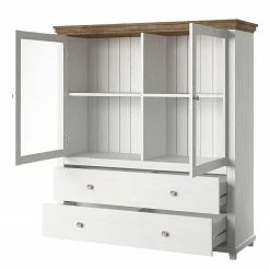 Ridgevalley Wohnwand Emmanuela II (4-teilig) - Kiefer Weiß Dekor -Wohnzimmermöbel boutique en ligne 1000344581 220414 035 DETAILS P000000001000344581