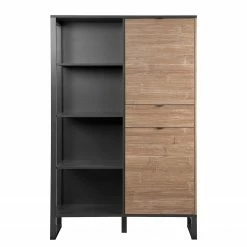 Loftscape Schrank Mid West - Bambus Dekor / Anthrazit -Wohnzimmermöbel boutique en ligne 1000344590 220407 030 DETAILS P000000001000344590