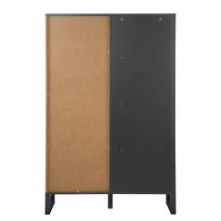 Loftscape Schrank Mid West - Bambus Dekor / Anthrazit -Wohnzimmermöbel boutique en ligne 1000344590 220407 037 DETAILS P000000001000344590