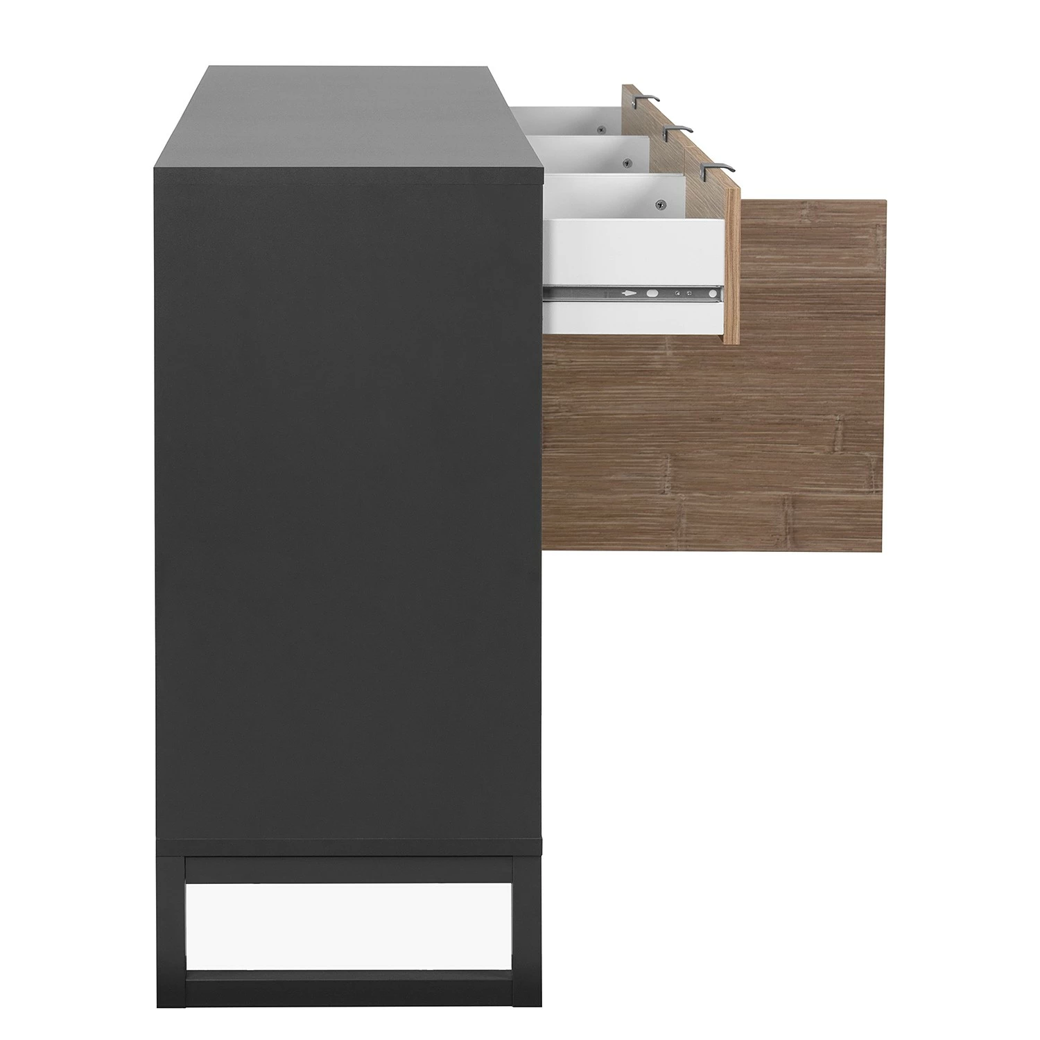 Loftscape Sideboard Mid West I - Bambus Dekor / Anthrazit 11 Loftscape Sideboard Mid West I - Bambus Dekor / Anthrazit – Bild 11