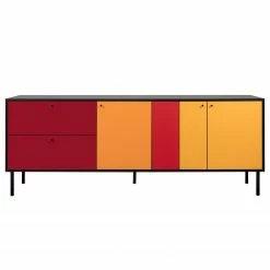 Loftscape TV-Lowboard Modern Art - Mehrfarbig -Wohnzimmermöbel boutique en ligne 1000344592 220407 030 DETAILS P000000001000344592