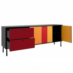 Loftscape TV-Lowboard Modern Art - Mehrfarbig -Wohnzimmermöbel boutique en ligne 1000344592 220407 031 DETAILS P000000001000344592