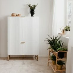 Loftscape Highboard Metropolis - Matt Weiß -Wohnzimmermöbel boutique en ligne 1000344593 220407 021 MOOD DETAILS P000000001000344593 mood