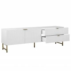 Loftscape TV-Lowboard Metropolis - Matt Weiß -Wohnzimmermöbel boutique en ligne 1000344594 220407 032 DETAILS P000000001000344594