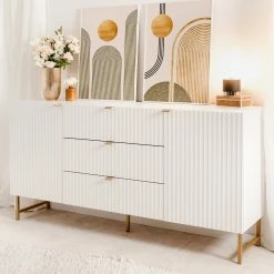 Loftscape Sideboard Metropolis - Matt Weiß -Wohnzimmermöbel boutique en ligne 1000344595 220407 021 MOOD DETAILS P000000001000344595 mood