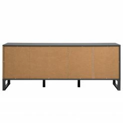 Loftscape Sideboard Mid West II - Bambus Dekor / Anthrazit -Wohnzimmermöbel boutique en ligne 1000344600 220407 037 DETAILS P000000001000344600