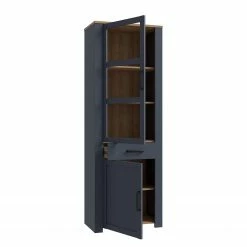 Ridgevalley Standvitrine Vassia - Eiche Navy Dekor / Eiche Riviera Dekor 21 Ridgevalley Standvitrine Vassia - Eiche Navy Dekor / Eiche Riviera Dekor -Wohnzimmermöbel boutique en ligne 1000344675 220414 050 DETAILS P000000001000344675