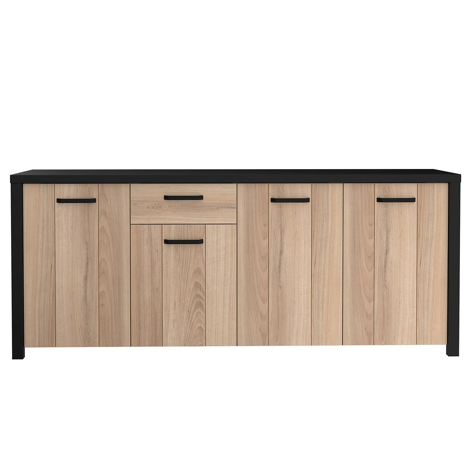 Red Living Sideboard Westlock II - Esche Dekor / Schwarz 4 Red Living Sideboard Westlock II - Esche Dekor / Schwarz – Bild 4