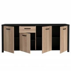 Red Living Sideboard Westlock II - Esche Dekor / Schwarz 14 Red Living Sideboard Westlock II - Esche Dekor / Schwarz -Wohnzimmermöbel boutique en ligne 1000344679 220414 035 DETAILS P000000001000344679