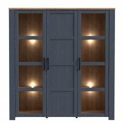 Ridgevalley Vitrinenschrank Vassia II - Eiche Navy Dekor / Eiche Riviera Dekor 16 Ridgevalley Vitrinenschrank Vassia II - Eiche Navy Dekor / Eiche Riviera Dekor -Wohnzimmermöbel boutique en ligne 1000344687 220414 035 DETAILS P000000001000344687