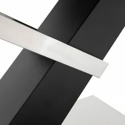 Loftscape Esstisch Tilst - Keramik & Glas / Edelstahl - Anthrazit / Silber & Schwarz -Wohnzimmermöbel boutique en ligne 1000344930 220413 033 DETAILS P000000001000344930