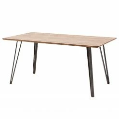 Red Living Esstisch North - Wildeiche Dekor / Schwarz