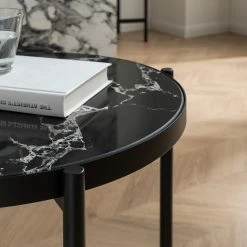Studio Copenhagen Beistelltisch Abee II - Marmor / Metall - Marmor Schwarz / Schwarz 15 Studio Copenhagen Beistelltisch Abee II - Marmor / Metall - Marmor Schwarz / Schwarz -Wohnzimmermöbel boutique en ligne 1000345471 220823 021 MOOD DETAILS P000000001000345471 mood