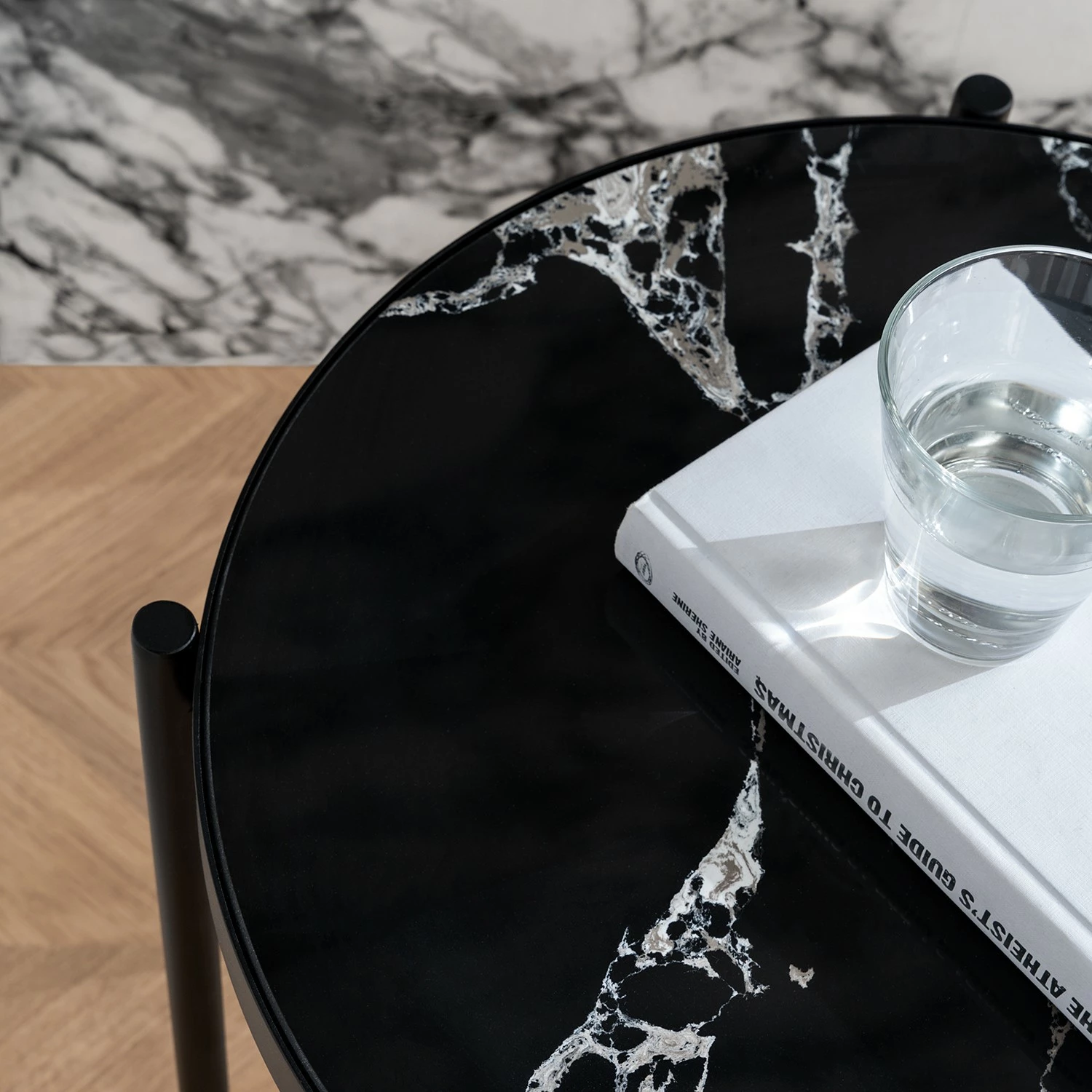 Studio Copenhagen Beistelltisch Abee II - Marmor / Metall - Marmor Schwarz / Schwarz 4 Studio Copenhagen Beistelltisch Abee II - Marmor / Metall - Marmor Schwarz / Schwarz – Bild 4