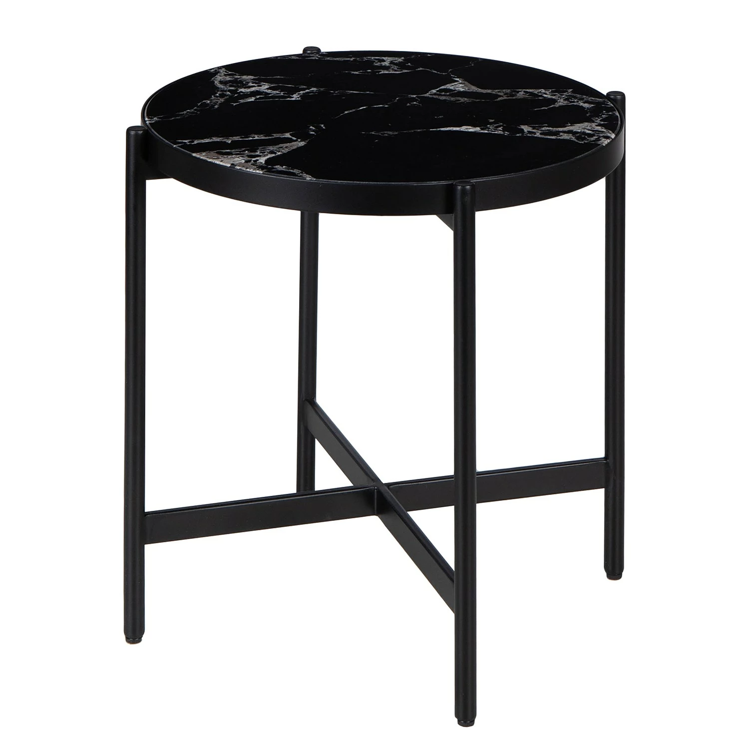 Studio Copenhagen Beistelltisch Abee II - Marmor / Metall - Marmor Schwarz / Schwarz 1 Studio Copenhagen Beistelltisch Abee II - Marmor / Metall - Marmor Schwarz / Schwarz