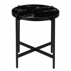 Studio Copenhagen Beistelltisch Abee II - Marmor / Metall - Marmor Schwarz / Schwarz 19 Studio Copenhagen Beistelltisch Abee II - Marmor / Metall - Marmor Schwarz / Schwarz -Wohnzimmermöbel boutique en ligne 1000345471 220919 030 DETAILS P000000001000345471