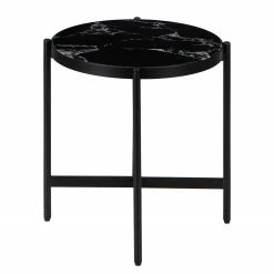 Studio Copenhagen Beistelltisch Abee II - Marmor / Metall - Marmor Schwarz / Schwarz 20 Studio Copenhagen Beistelltisch Abee II - Marmor / Metall - Marmor Schwarz / Schwarz -Wohnzimmermöbel boutique en ligne 1000345471 220919 031 DETAILS P000000001000345471