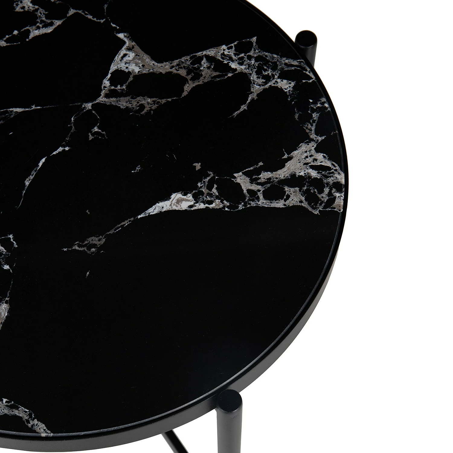 Studio Copenhagen Beistelltisch Abee II - Marmor / Metall - Marmor Schwarz / Schwarz 9 Studio Copenhagen Beistelltisch Abee II - Marmor / Metall - Marmor Schwarz / Schwarz – Bild 9