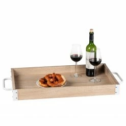 WENKO Servierwagen Rustico - Eiche Sonoma Dekor / Weiß -Wohnzimmermöbel boutique en ligne 1000345611 220412 040 DETAILS P000000001000345611