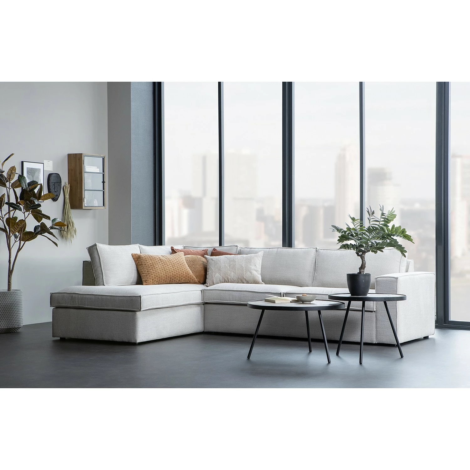 Red Living Couchtisch Vabell (3er-Set) - Teak massiv / Metall - Teak / Schwarz 2 Red Living Couchtisch Vabell (3er-Set) - Teak massiv / Metall - Teak / Schwarz – Bild 2