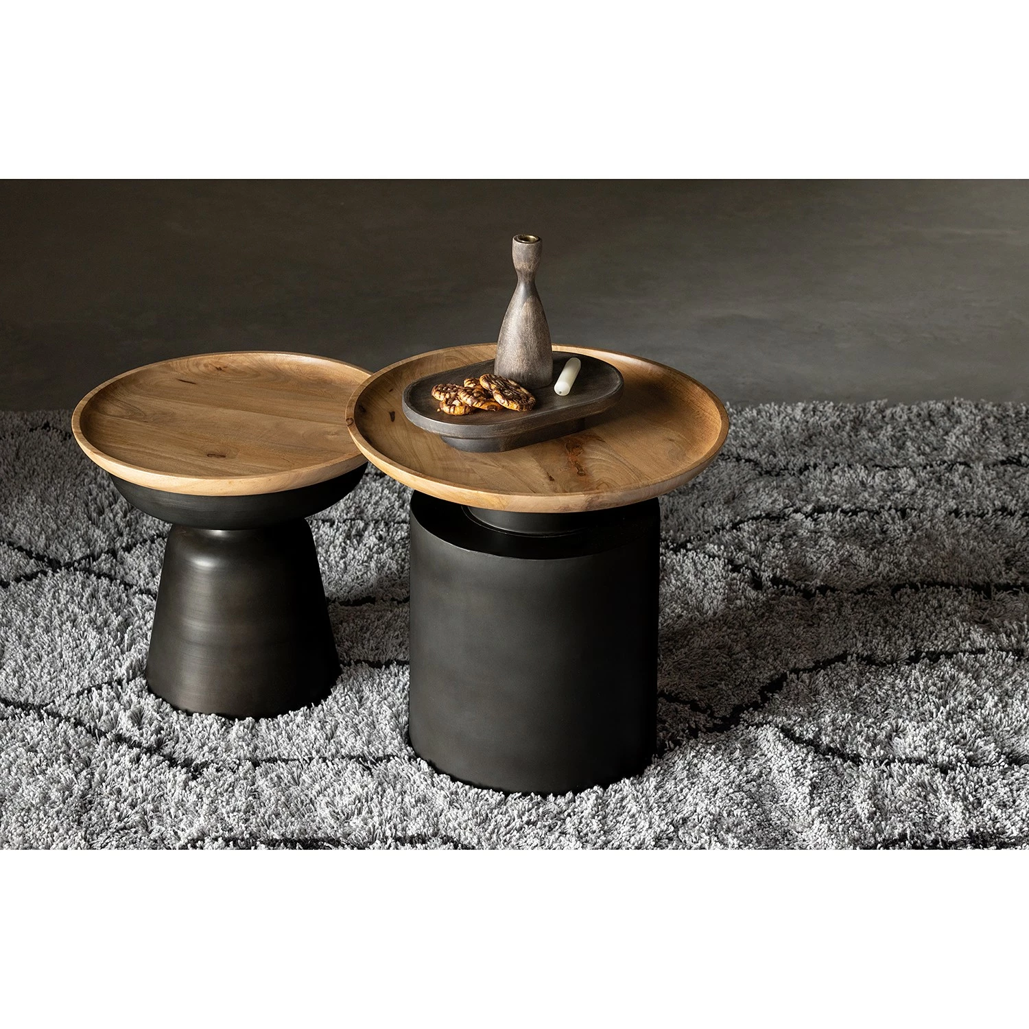 Red Living Beistelltisch Sethos I - Mango massiv / Metall - Mango / Schwarz 2 Red Living Beistelltisch Sethos I - Mango massiv / Metall - Mango / Schwarz – Bild 2