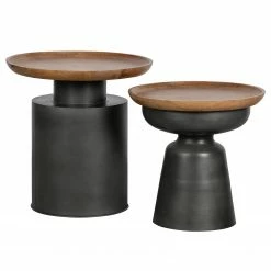 Red Living Beistelltisch Sethos I - Mango massiv / Metall - Mango / Schwarz 6 Red Living Beistelltisch Sethos I - Mango massiv / Metall - Mango / Schwarz -Wohnzimmermöbel boutique en ligne 1000345812 220428 030 DETAILS P000000001000345812