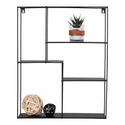 Red Living Wandregal Tampa II - Metall - Schwarz -Wohnzimmermöbel boutique en ligne 1000345890 220428 050 DETAILS P000000001000345890