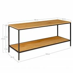 Red Living TV-Rack Arette - Eiche Dekor / Schwarz -Wohnzimmermöbel boutique en ligne 1000345902 220428 500 SKETCH DETAILS P000000001000345902 sketch