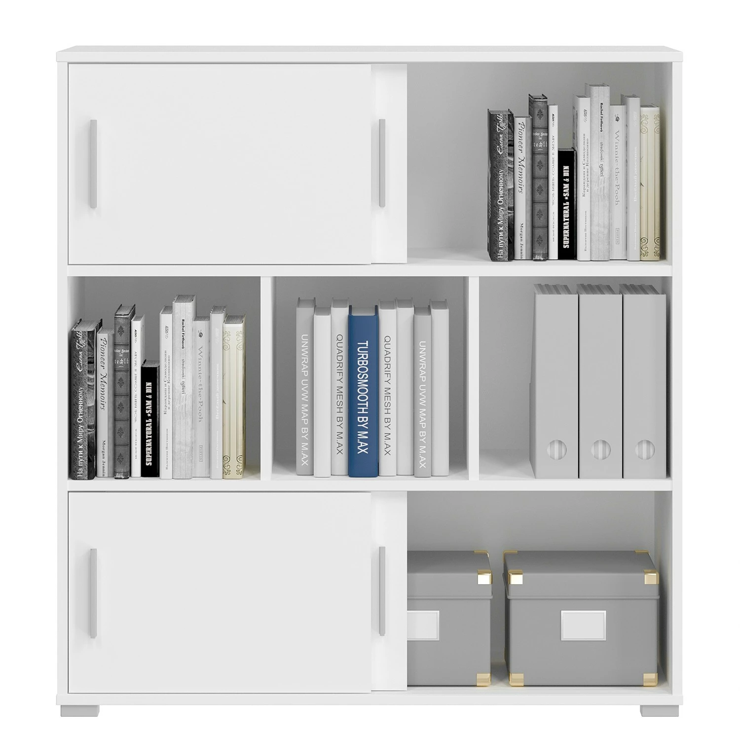 Fredriks Aktenschrank Thamali I - Weiß 3 Fredriks Aktenschrank Thamali I - Weiß – Bild 3