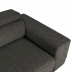 Loftscape Sofa Penpont (2-Sitzer) - Flachgewebe Kaja: Dunkelgrau -Wohnzimmermöbel boutique en ligne 1000347199 220601 120 DETAILS P000000001000347199