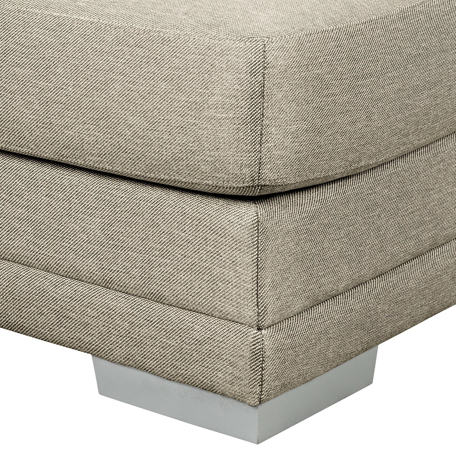 Loftscape Polsterhocker Penpont - Flachgewebe Kaja: Grau 5 Loftscape Polsterhocker Penpont - Flachgewebe Kaja: Grau – Bild 5