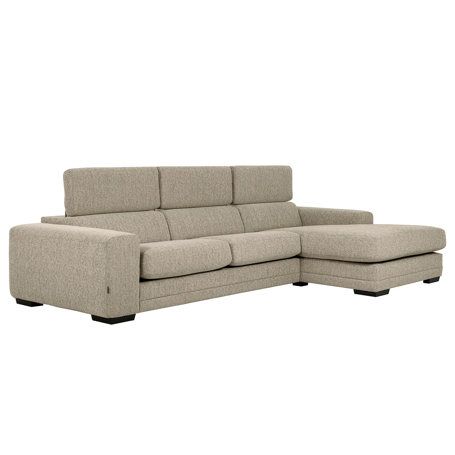 Loftscape Ecksofa Penpont - Flachgewebe Kaja: Anthrazit - Longchair davorstehend rechts 3 Loftscape Ecksofa Penpont - Flachgewebe Kaja: Anthrazit - Longchair davorstehend rechts – Bild 3