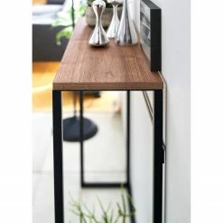 Yamazaki Konsolentisch Tower - Esche massiv / Metall - Schwarz 14 Yamazaki Konsolentisch Tower - Esche massiv / Metall - Schwarz -Wohnzimmermöbel boutique en ligne 1000347253 220505 032 DETAILS P000000001000347253