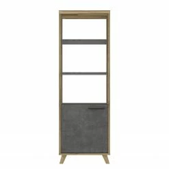 Fredriks Büroregal Winster - Asteiche Dekor / Beton Dekor -Wohnzimmermöbel boutique en ligne 1000348165 220505 030 DETAILS P000000001000348165