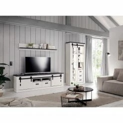 Ridgevalley Vitrinenschrank Shutter - Pinie Weiß Dekor -Wohnzimmermöbel boutique en ligne 1000348680 220505 023 MOOD DETAILS P000000001000348680 mood