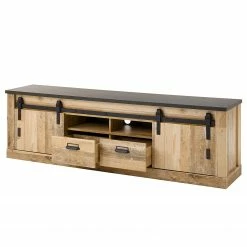 Ridgevalley TV-Lowboard Shutter II - Eiche Dekor -Wohnzimmermöbel boutique en ligne 1000348694 220505 040 DETAILS P000000001000348694