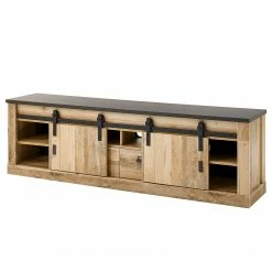 Ridgevalley TV-Lowboard Shutter II - Eiche Dekor -Wohnzimmermöbel boutique en ligne 1000348694 220505 050 DETAILS P000000001000348694