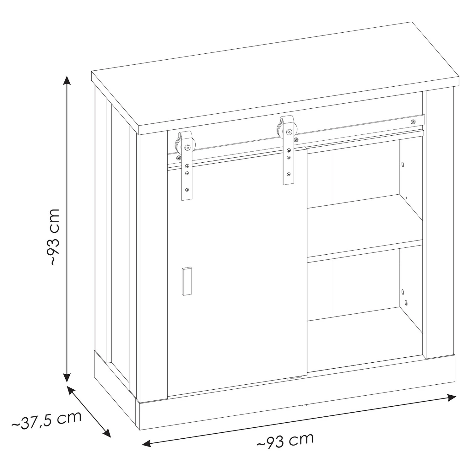 Ridgevalley Kommode Shutter I - Eiche Dekor 8 Ridgevalley Kommode Shutter I - Eiche Dekor – Bild 8