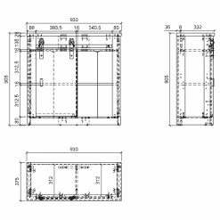 Ridgevalley Kommode Shutter I - Eiche Dekor 17 Ridgevalley Kommode Shutter I - Eiche Dekor -Wohnzimmermöbel boutique en ligne 1000348699 220505 501 SKETCH DETAILS P000000001000348699 sketch