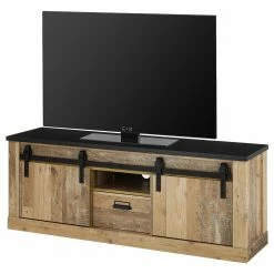 Ridgevalley Wohnwand Shutter III (4-teilig) - Eiche Dekor -Wohnzimmermöbel boutique en ligne 1000348724 220505 040 DETAILS P000000001000348724