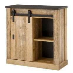 Ridgevalley Wohnwand Shutter III (4-teilig) - Eiche Dekor -Wohnzimmermöbel boutique en ligne 1000348724 220505 050 DETAILS P000000001000348724